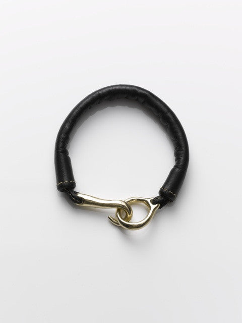 Gucci men's leather bracelet